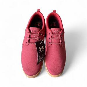 NWB-UNDER ARMOUR U STREET ENCOUNTER/ UNISEX SHOES/ ORANGE- WHIT SIZE M 8.5- W 10